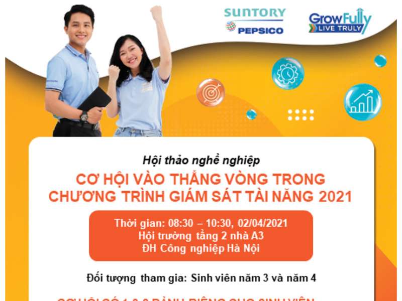 Job opportunities workshop at Suntory Pepsico Vietnam