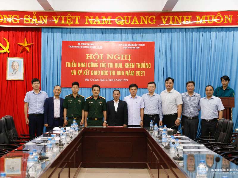 Đại học Công nghiệp Hà Nội ký kết giao ước thi đua của Cụm thi đua số 6 năm 2021