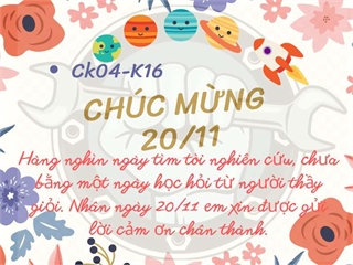 HaUI students pay tribute to their teachers on the occasion of Vietnamese Teacher’s Day 20/11