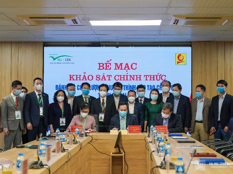 Tổ chức đánh giá ngoài 04 chương trình đào tạo tại Đại học Công nghiệp Hà Nội