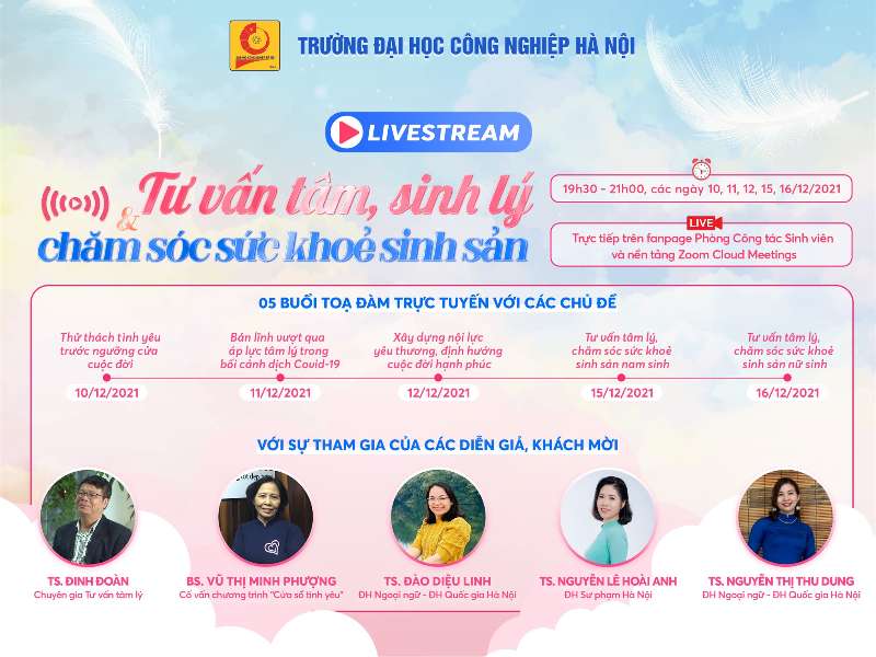 A series of psychophysiological counseling and reproductive health care activities for HaUI students