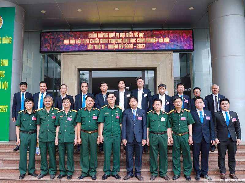 Đại hội Hội Cựu chiến binh Trường Đại học Công nghiệp Hà Nội nhiệm kỳ 2022-2027