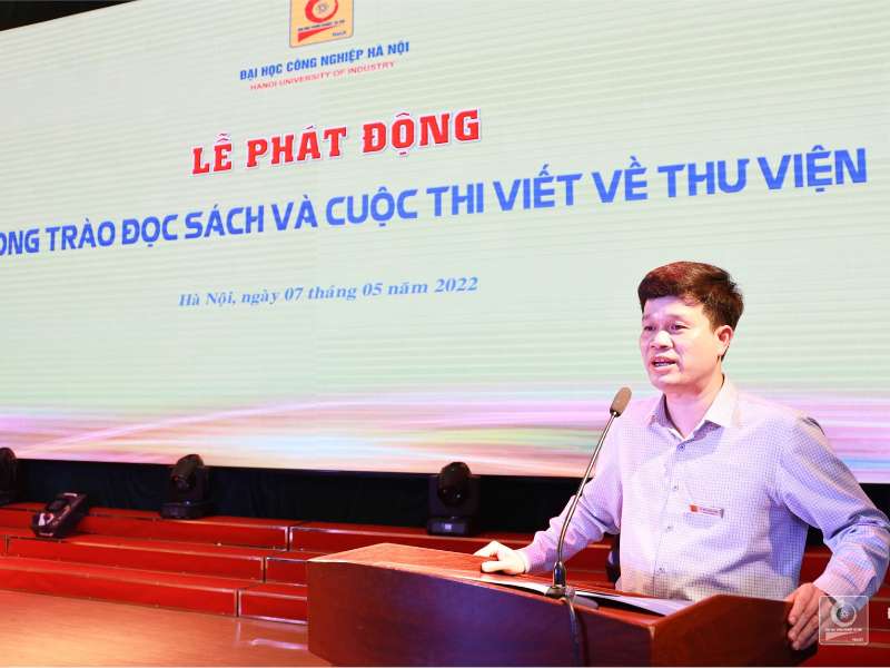 Launching ceremony of reading movement and writing contest about library