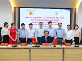 Trường Đại học Công nghiệp Hà Nội ký hợp tác đào tạo với Trường Đại học Bách khoa Quế Lâm, Trung Quốc