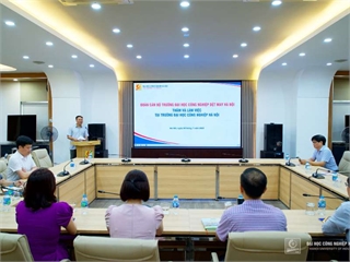 The delegation of Hanoi Industrial Textile Garment University paid a working visit to Hanoi University of Industry