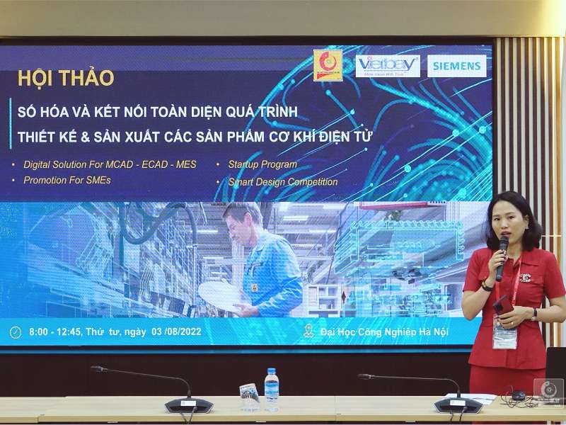 Workshop on "Digitalization and comprehensive connection of the design and manufacturing process of mechanical and electronic products".