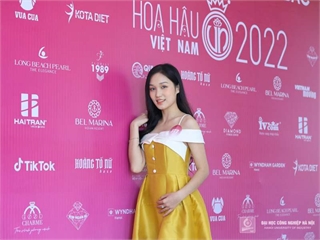Nữ sinh khoa Quản lý Kinh doanh lọt vào vòng Chung khảo cuộc thi Hoa hậu Việt Nam 2022