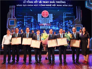 2 nhóm nghiên cứu Trường Đại học Công nghiệp Hà Nội đạt giải Nhì và giải Ba “Giải thưởng Sáng tạo Khoa học Công nghệ Việt Nam năm 2021”