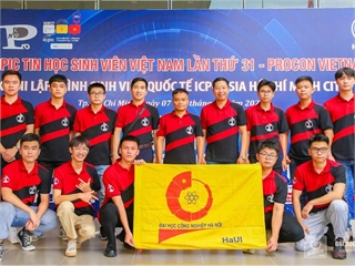 Students of Hanoi University of Industry achieved high results at the 31st Vietnam Student Informatics Olympiad