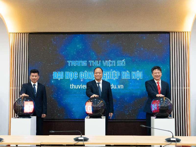 Ra mắt trang thư viện số trường Đại học Công nghiệp Hà Nội