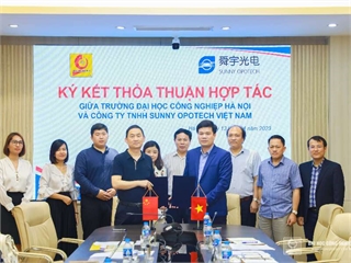 Ký thỏa thuận hợp tác với Công ty Sunny Opotech Việt Nam