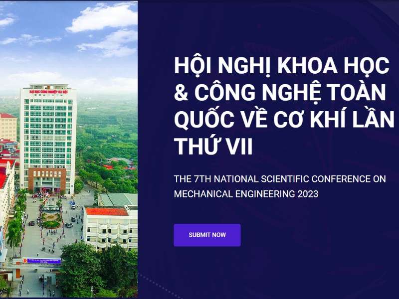 The 7th National Scientific Conference on Mechanical Engineering 2023