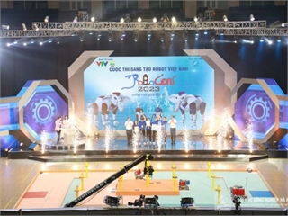 [Báo Công Thương] Đại học Công nghiệp Hà Nội đăng quang ngôi vô địch Robocon Việt Nam 2023