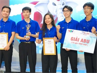 [Báo Vnexpress] Sinh viên Đại học Công nghiệp Hà Nội vô địch Robocon 2023