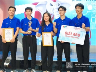 [Báo VTC News] Sinh viên Đại học Công nghiệp Hà Nội vô địch Robocon 2023