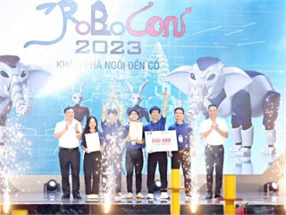 [Báo điện tử VTV] Nghị lực của DCN - ĐT 02 để đạt tới ngôi vô địch Robocon Việt Nam 2023