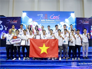 Đại diện Việt Nam, DCN-ĐT02, Đại học Công nghiệp Hà Nội xếp hạng Ba ABU Robocon 2023