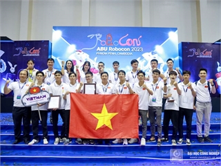 DCN-DT02, Hanoi University of Industry ranked 3rd in ABU Robocon 2023