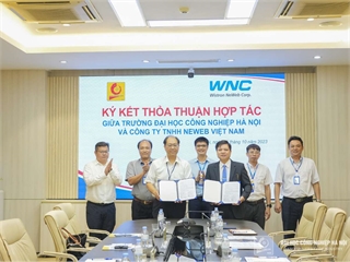 Hanoi University of Industry signed a cooperation agreement with Neweb Vietnam