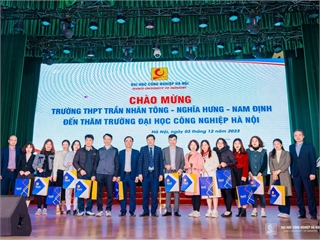 Tran Nhan Tong High School, Nam Dinh province, paid a visit to Hanoi University of Industry