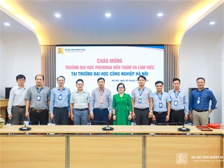 Phenikaa University paid a working visit to Hanoi University of Industry