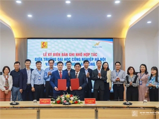 MoU signing ceremony between Hanoi University of Industry and Lac Hong University