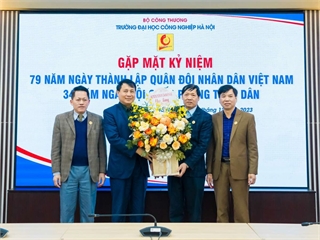 HaUI celebrates the 79th Anniversary of the Vietnam People's Army and the 34th National Defence Festival