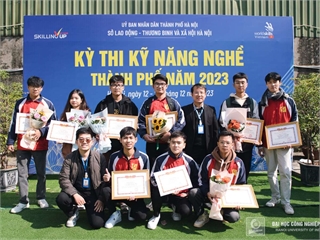 HaUI students showcase outstanding talents at Hanoi City Skills Competition in 2023