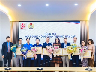 HaUI Trade Union held a conference to review work in 2023