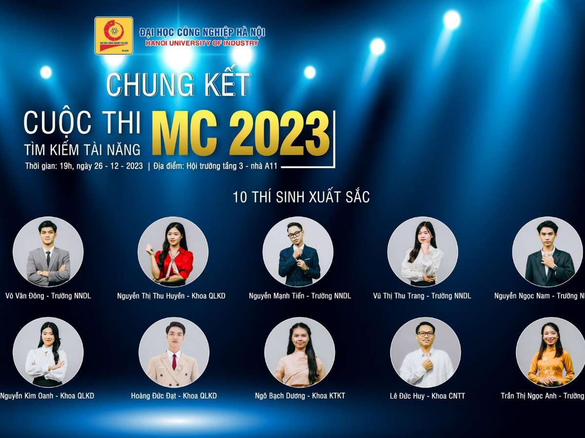 The finale "HaUI MC Talents" contest 2023