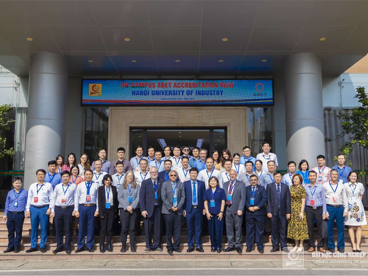 Hanoi University of Industry conducted quality accreditation for five training programs in accordance with ABET standards