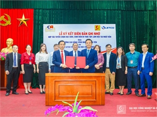 MoU signing ceremony between LETCO Company and Hung Yen Industrial College