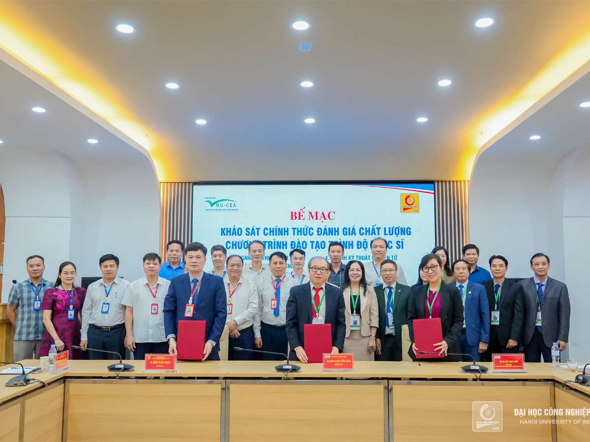 Official survey to assess 06 Master's Degree Programs at Hanoi University of Industry