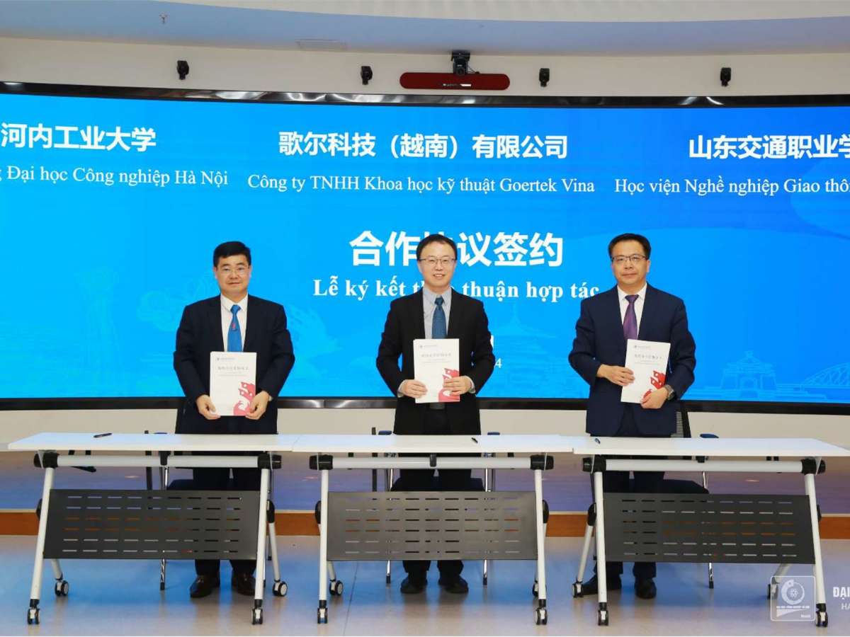 HaUI - Goertek: Cooperation in Training International Technical Human Resources