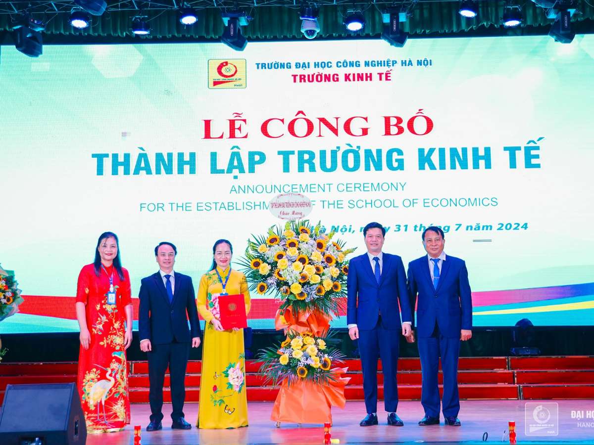 School of Economics, HaUI: Connecting Resources - Ready to Integrate - Steady Steps to Rise